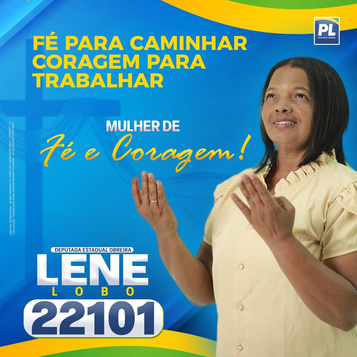 Fé para caminhar, coragem para trabalhar — Obreira Lene Lobo